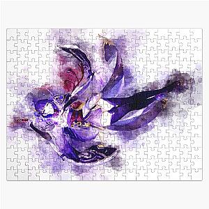 Raiden Shogun - Genshin Impact (Watercolor) Jigsaw Puzzle