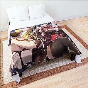 Ningguang Beidou Xiangling Genshin Impact Comforter