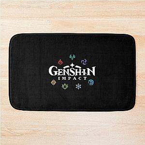 Genshin Impact Elements (Colours)- Perfect Gift Bath Mat