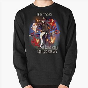 Hu Tao Genshin Impact with Ghost. T-Shirt Present Gift Pullover Sweatshirt