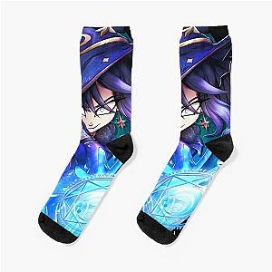 Mona (from Genshin Impact) [Fan design] Socks