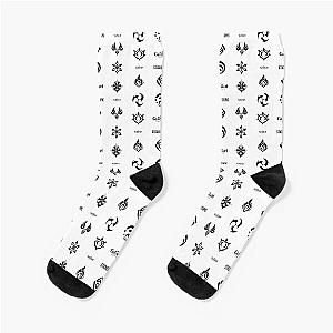 Genshin Impact Black Pack Socks