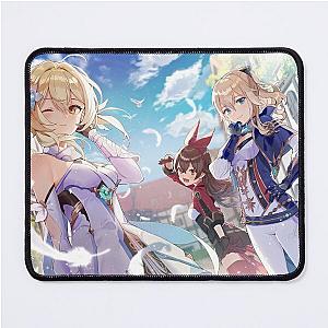 Lumine, Jean and Amber Genshin Impact  Mouse Pad