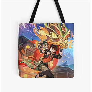 Gaming Genshin Impact x Didi Rider All Over Print Tote Bag