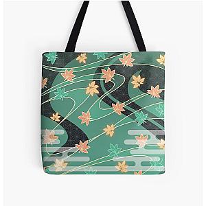 Genshin Impact - Kaedehara Kazuha Burst Pattern All Over Print Tote Bag