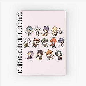 Genshin Impact Characters Union Spiral Notebook