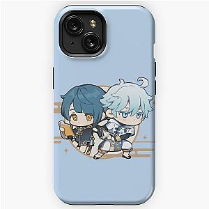 Xingqiu & Chongyun - Genshin Impact Stickers "Drag" iPhone Tough Case